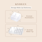 KYOSAN - Storage Organizer Make Up Stationery Alat Tulis Akrilik