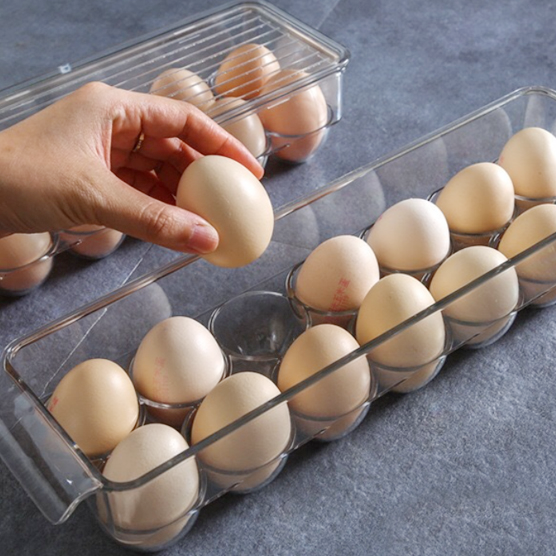 MAGO - Tempat Penyimpanan Telur Akrilik Kontainer Box Kulkas