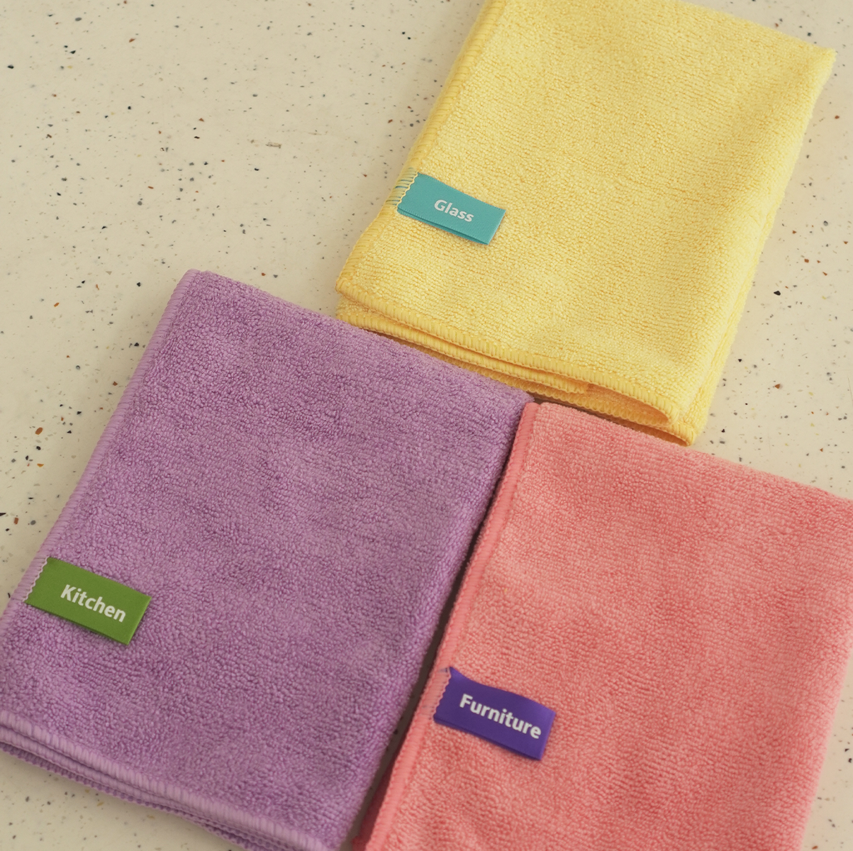 MAIKO Bundling 3pcs - Lap Kain Microfiber Serbaguna Daya Serap Tinggi 360gsm