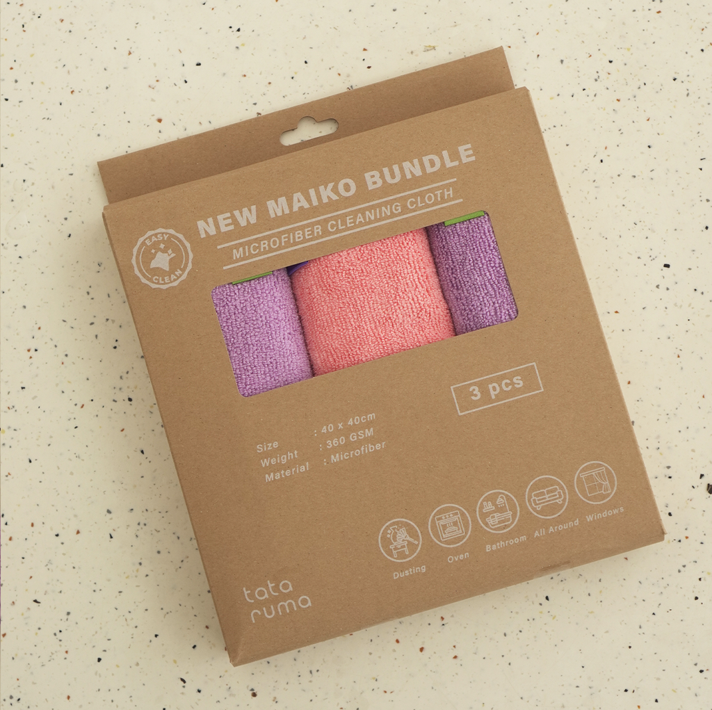 MAIKO WARNA - Lap Kain Microfiber Serbaguna Daya Serap Tinggi