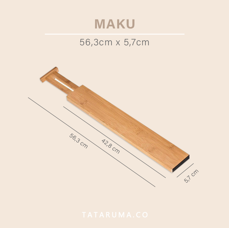 MAKU - Divider Pembatas Bamboo Sekat Partisi Serbaguna
