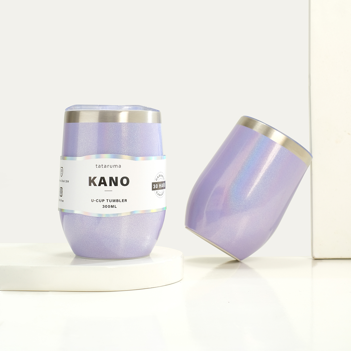 KANO HOLOGRAM LILAC - Tumbler SPECIAL EDITION Unicorn Lilac Tahan Panas Dingin Grafir Nama Engrave TATARUMA