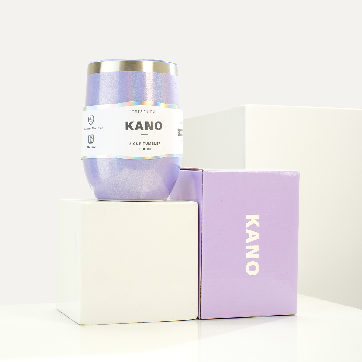 KANO HOLOGRAM LILAC - Tumbler SPECIAL EDITION Unicorn Lilac Tahan Panas Dingin Grafir Nama Engrave TATARUMA