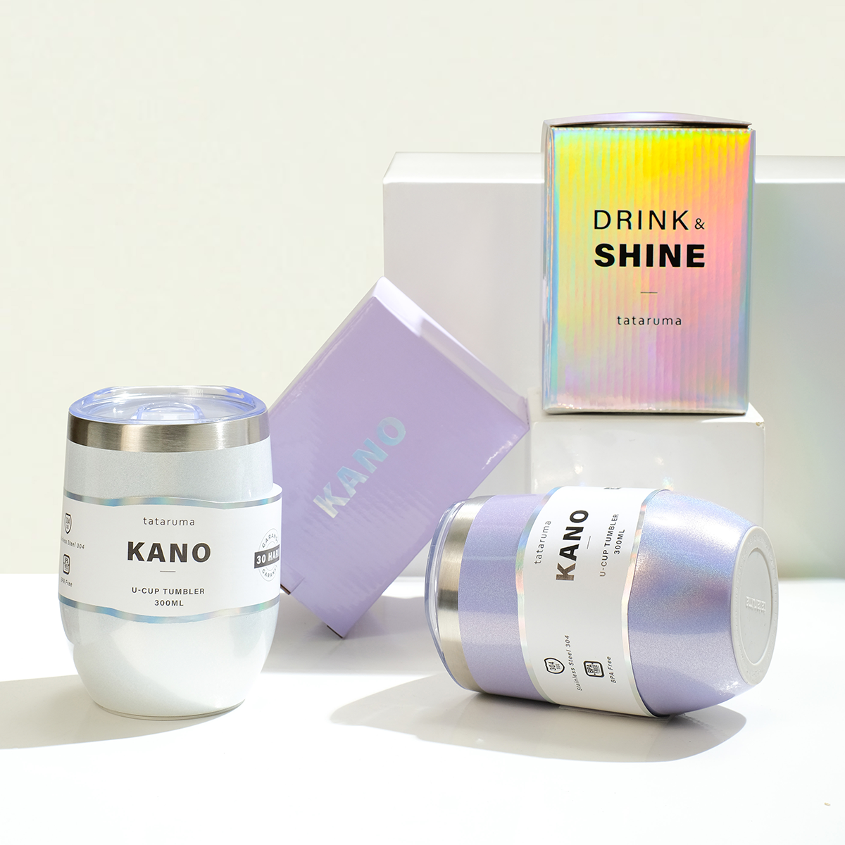 KANO HOLOGRAM LILAC - Tumbler SPECIAL EDITION Unicorn Lilac Tahan Panas Dingin Grafir Nama Engrave TATARUMA