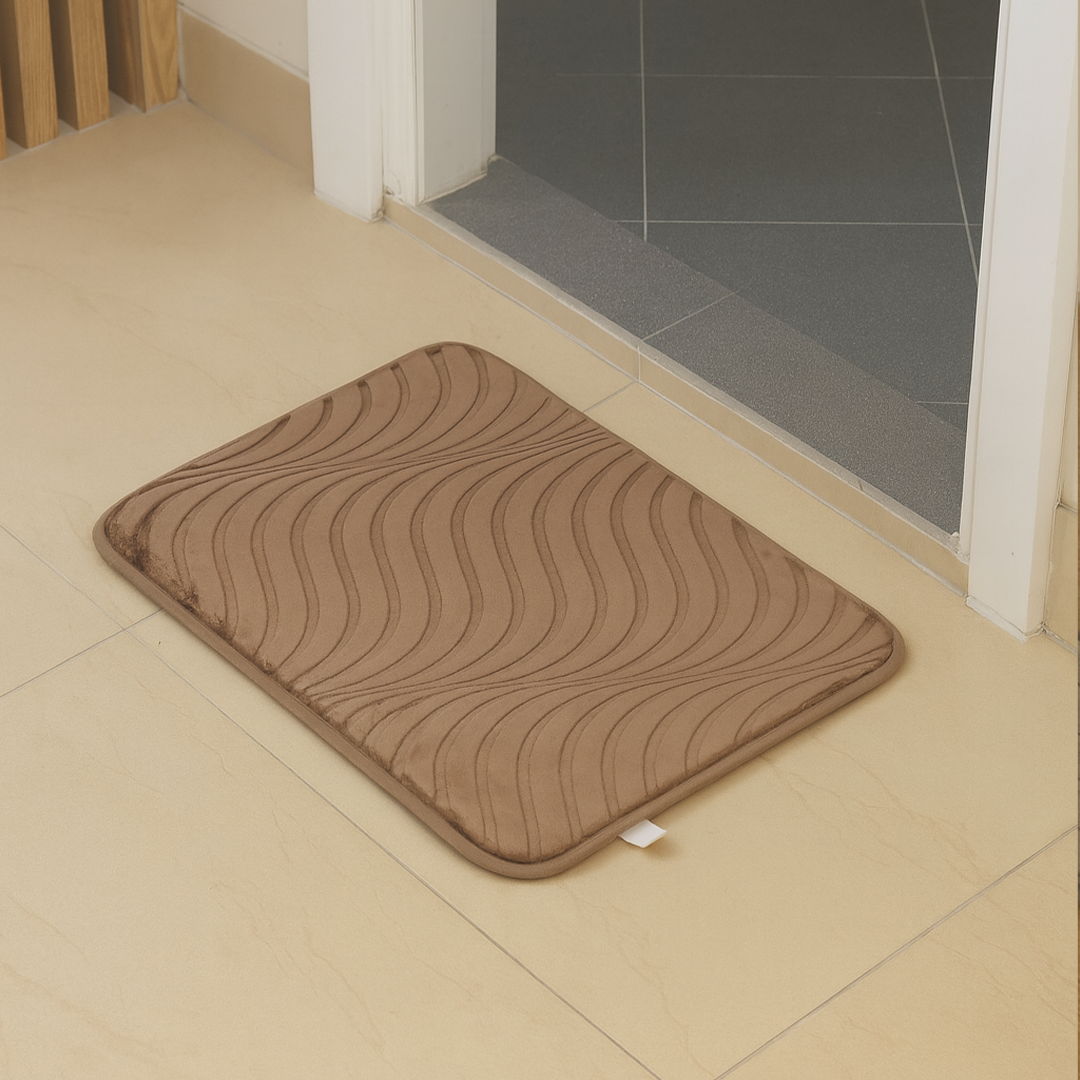 MATTO WAVE - Keset Kaki Memory Foam Anti Slip Penyerap Air