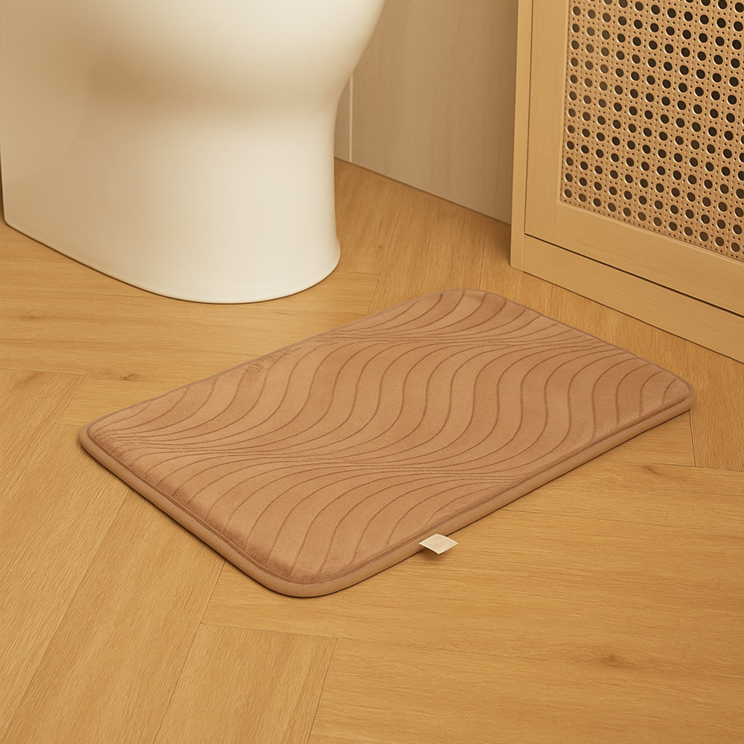 MATTO WAVE - Keset Kaki Memory Foam Anti Slip Penyerap Air