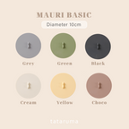 MAURI BASIC - Tutup Gelas/Cangkir Silikon Food Grade 3D dengan Tempat Sendok