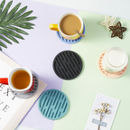 MEIRO - Coaster Alas Gelas Silikon Anti Slip Diameter 10 cm