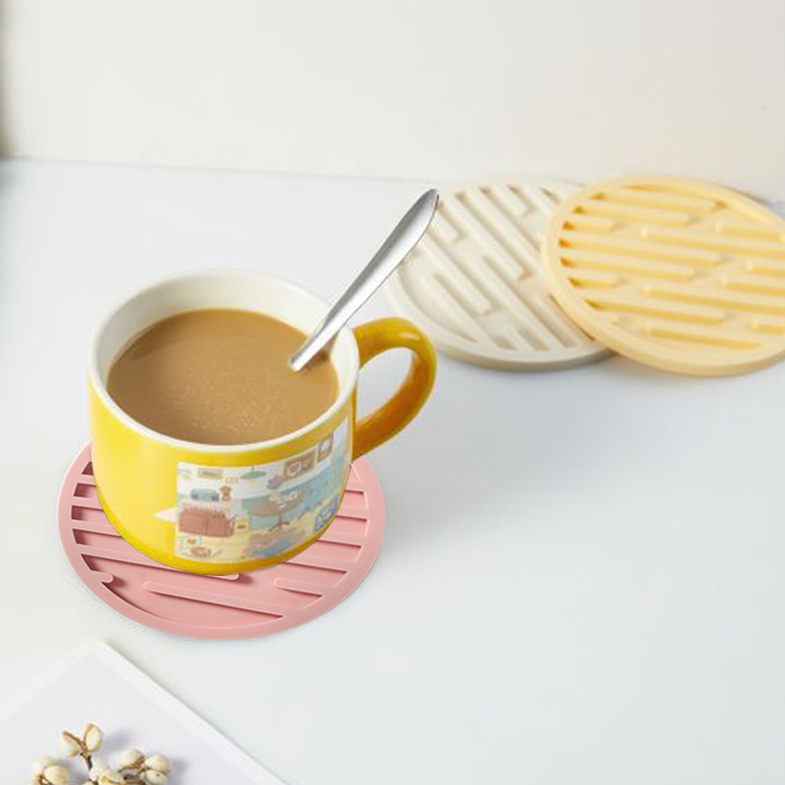 MEIRO - Coaster Alas Gelas Silikon Anti Slip Diameter 10 cm