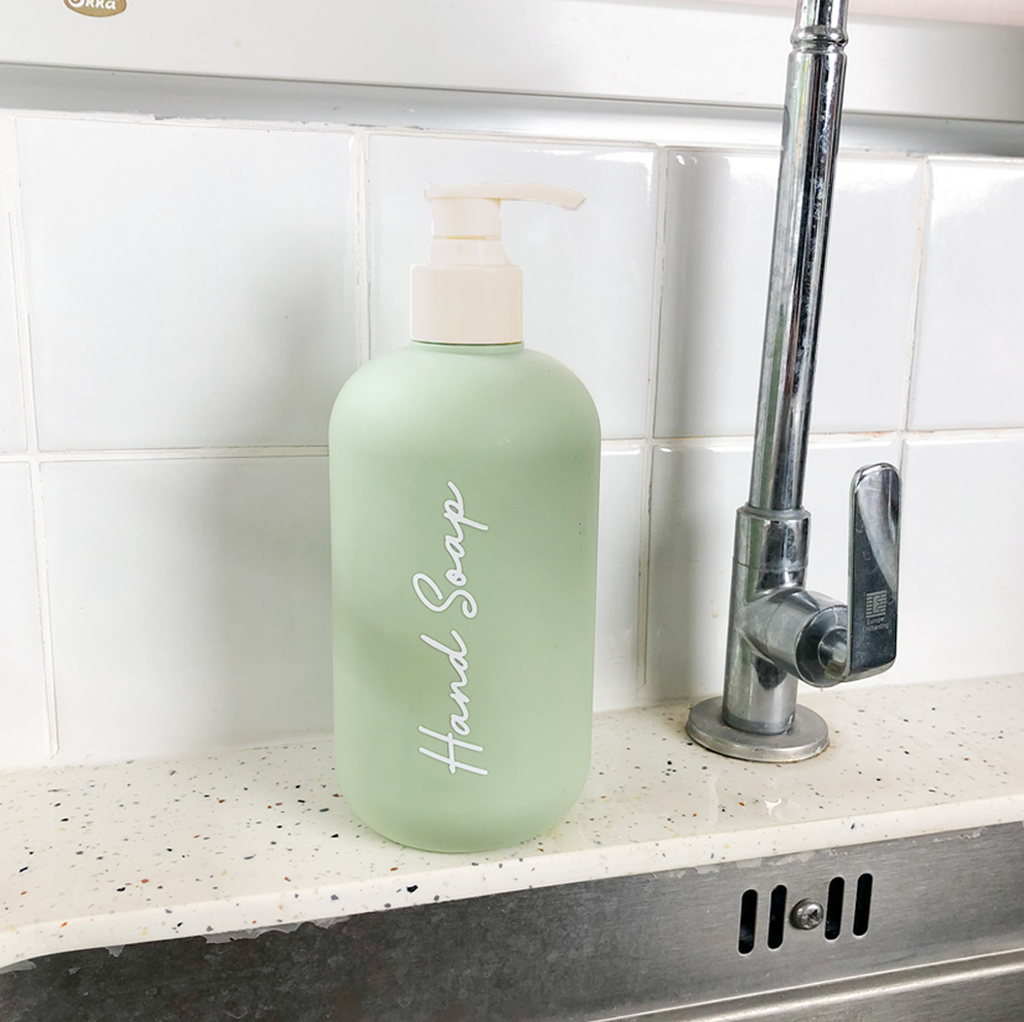 MIDORI - Botol Pump Refill Plastik 500ml FREE STICKERS