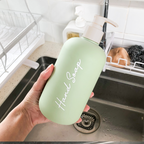 MIDORI - Botol Pump Refill Plastik 500ml FREE STICKERS