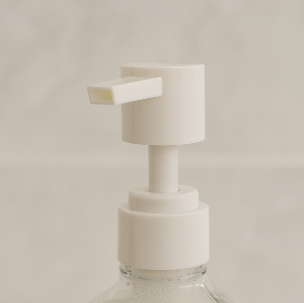 MIKUNA - Botol Pump Refill Plastik 1000ml/1liter Anti Bocor FREE STICKER