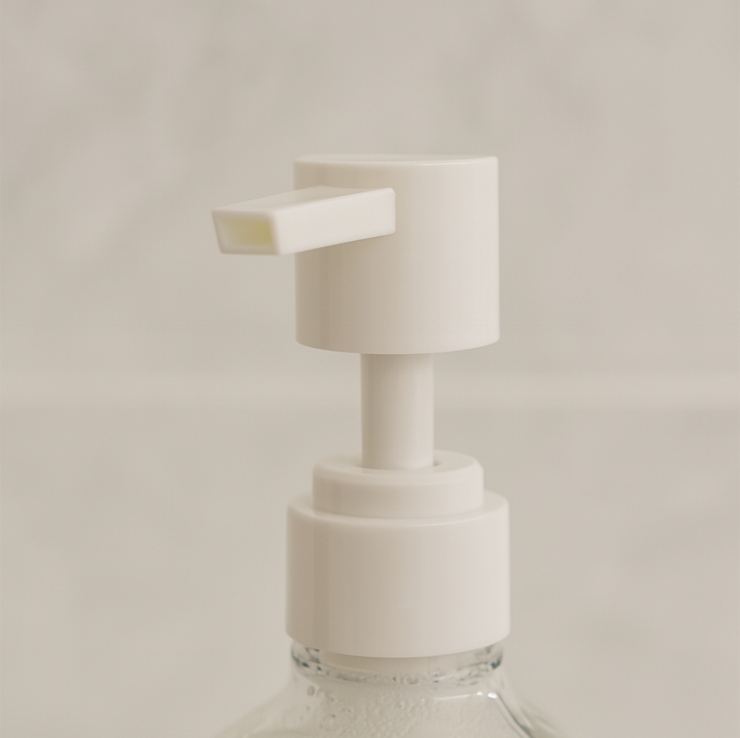 MIKUNA - Botol Pump Refill Plastik 1000ml/1liter Anti Bocor FREE STICKER