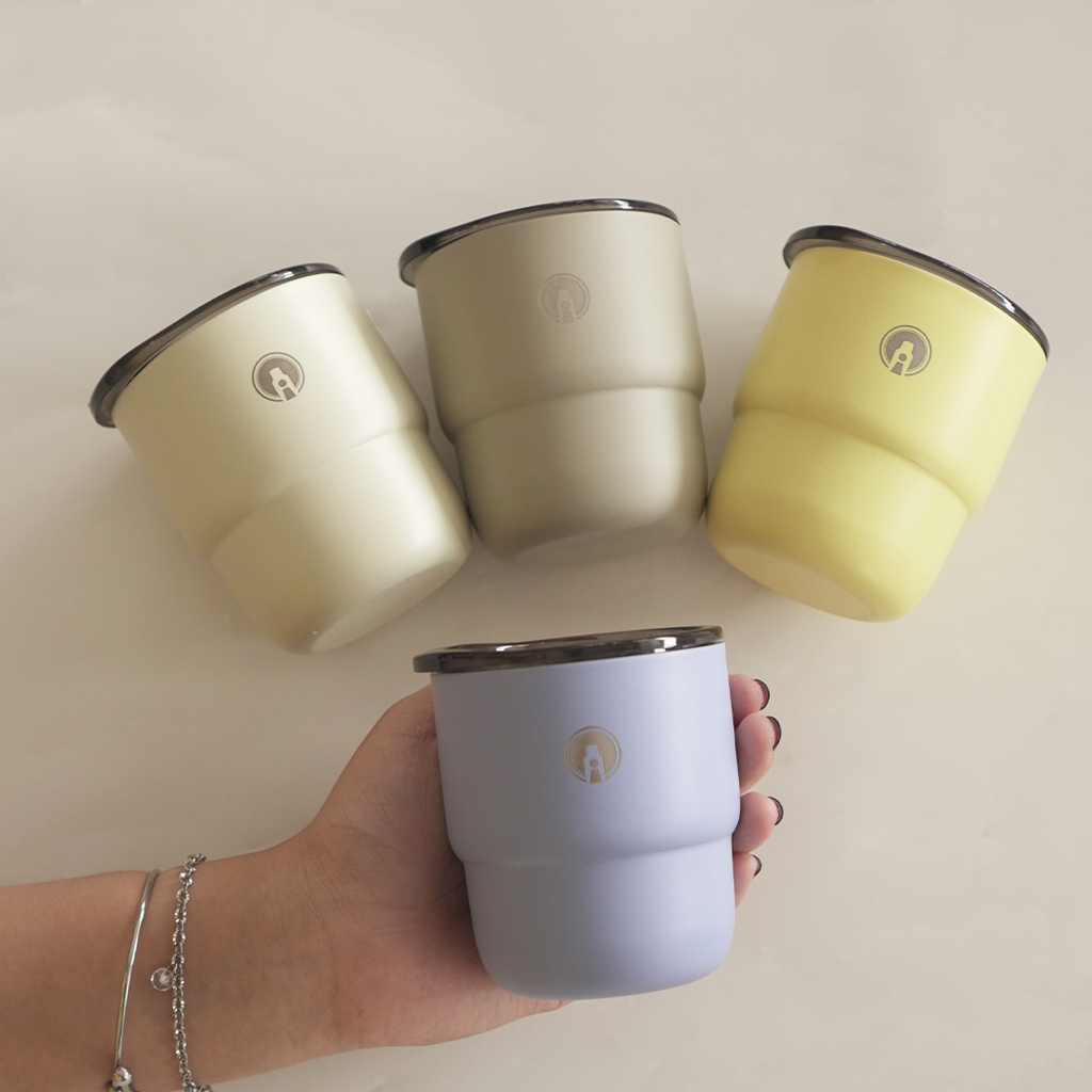 MINO - Tumbler Gelas Stainless 304 Kedap Antibocor 200ml