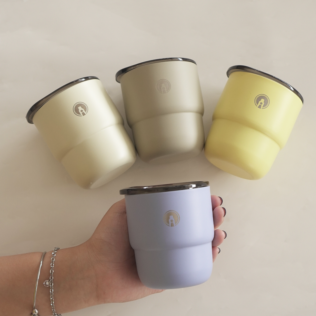 MINO - Tumbler Gelas Stainless 304 Kedap Antibocor 200ml