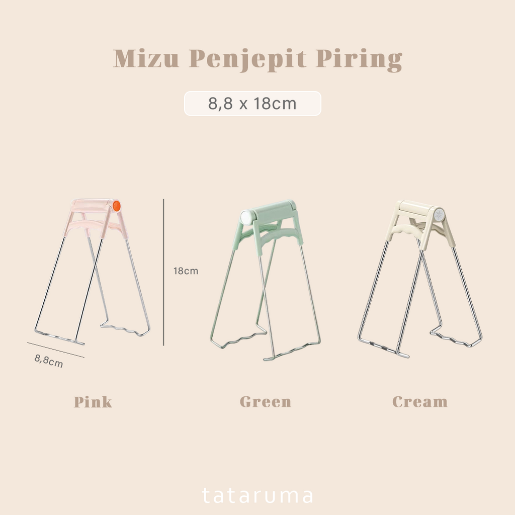 MIZU- Penjepit Panci Piring Mangkok Anti Panas Capitan Serbaguna