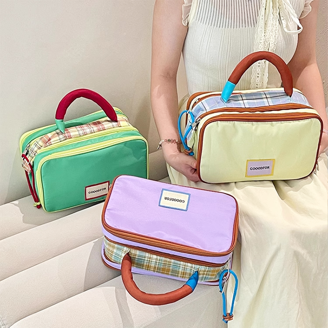 MORRI - Pouch Premium Tas Makeup Kosmetik Toiletries Jumbo Lightweight Travel Organizer Storage Cosmetic Bag