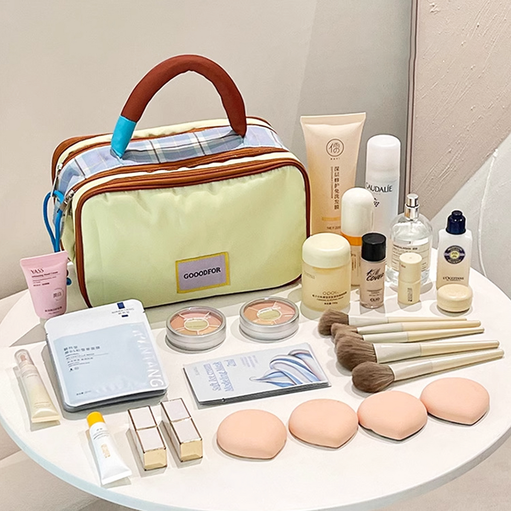 MORRI - Pouch Premium Tas Makeup Kosmetik Toiletries Jumbo Lightweight Travel Organizer Storage Cosmetic Bag