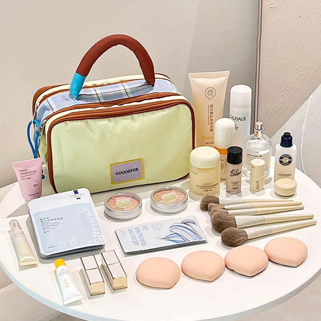 MORRI - Pouch Premium Tas Makeup Kosmetik Toiletries Jumbo Lightweight Travel Organizer Storage Cosmetic Bag