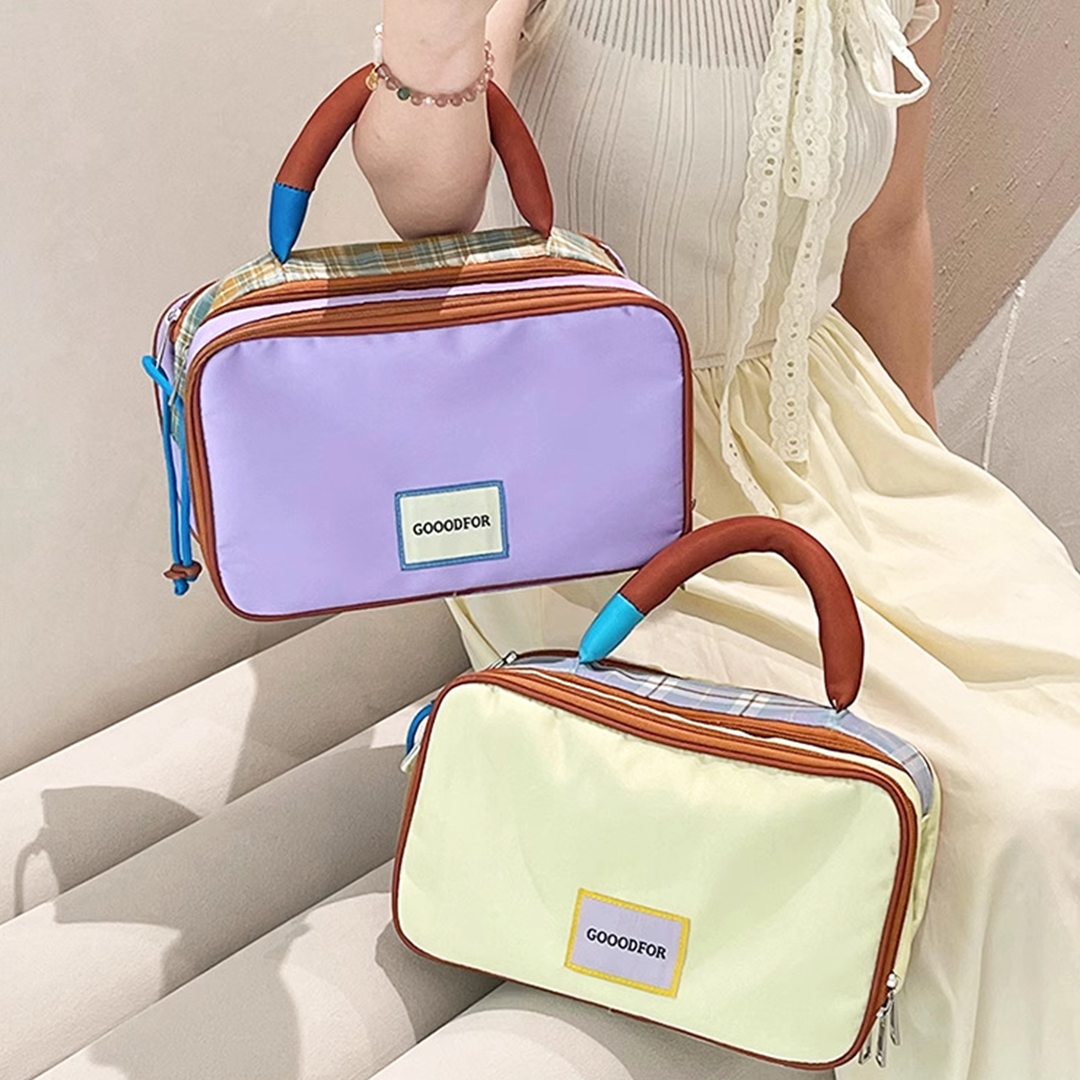 MORRI - Pouch Premium Tas Makeup Kosmetik Toiletries Jumbo Lightweight Travel Organizer Storage Cosmetic Bag