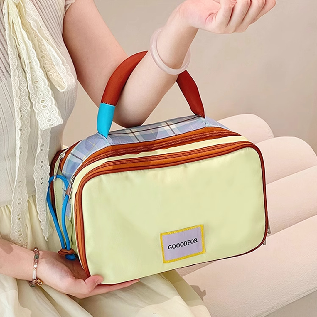 MORRI - Pouch Premium Tas Makeup Kosmetik Toiletries Jumbo Lightweight Travel Organizer Storage Cosmetic Bag