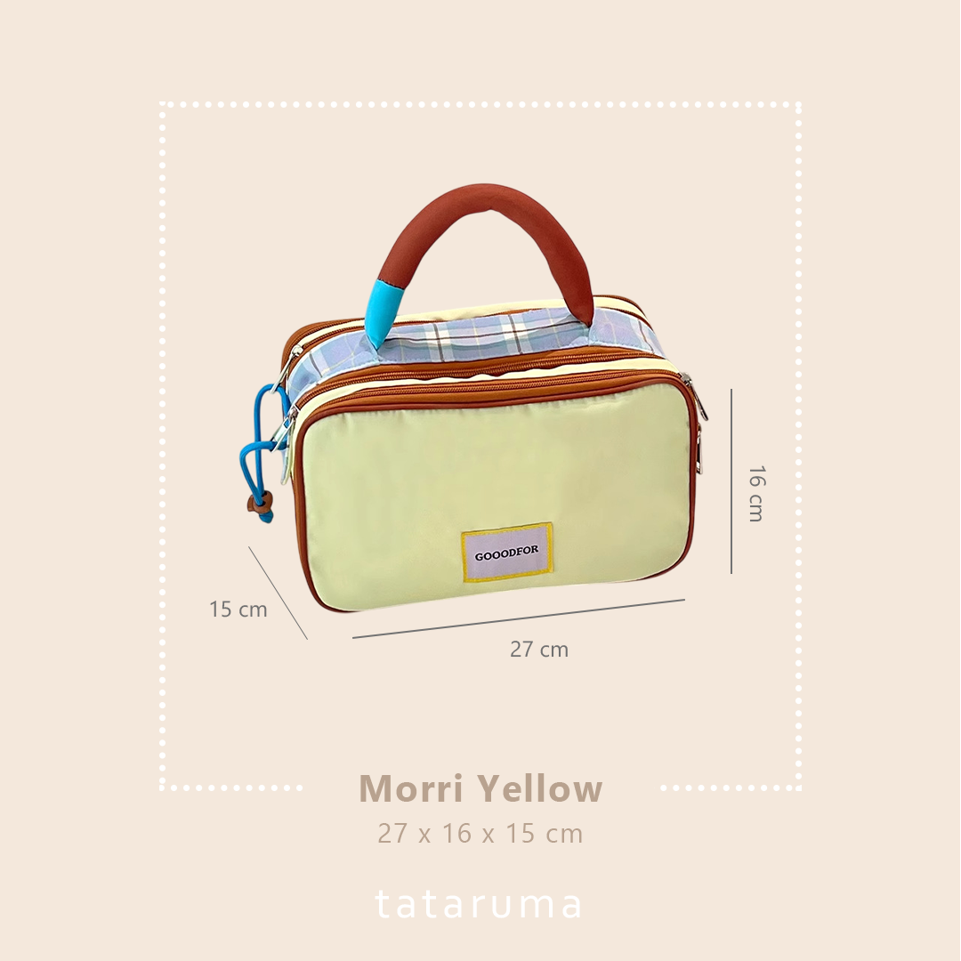 MORRI - Pouch Premium Tas Makeup Kosmetik Toiletries Jumbo Lightweight Travel Organizer Storage Cosmetic Bag