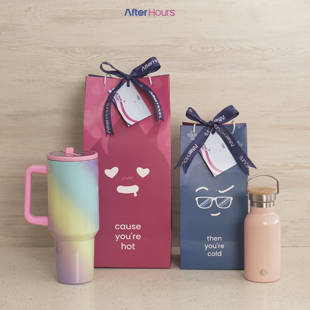 PAPER BAG Tumbler After Hours - Free Greeting Card Souvenir Kado Hampers Gift