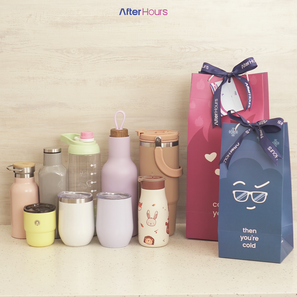 PAPER BAG Tumbler After Hours - Free Greeting Card Souvenir Kado Hampers Gift