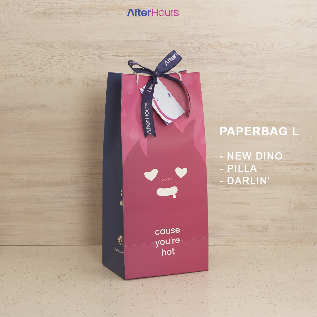 PAPER BAG Tumbler After Hours - Free Greeting Card Souvenir Kado Hampers Gift