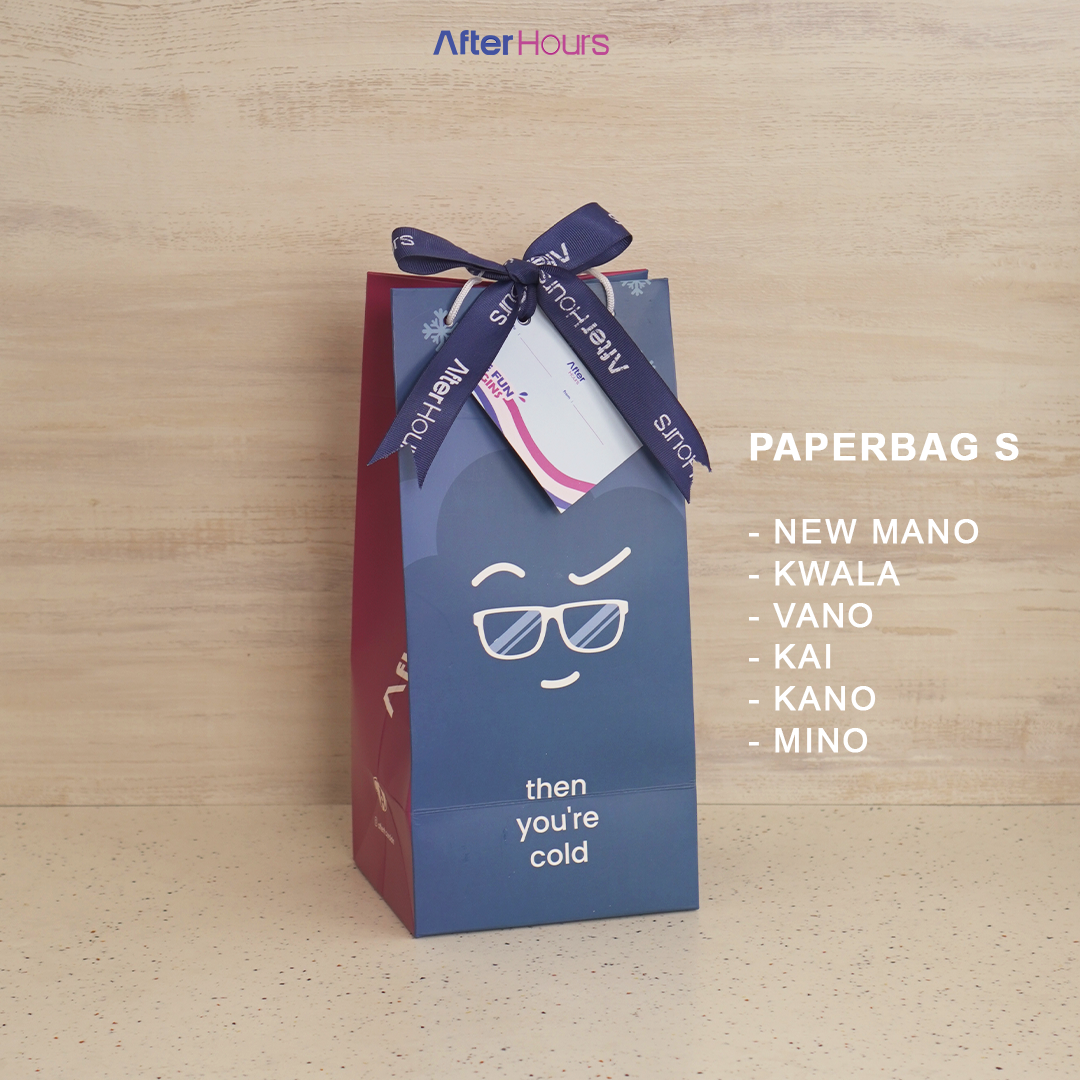 PAPER BAG Tumbler After Hours - Free Greeting Card Souvenir Kado Hampers Gift