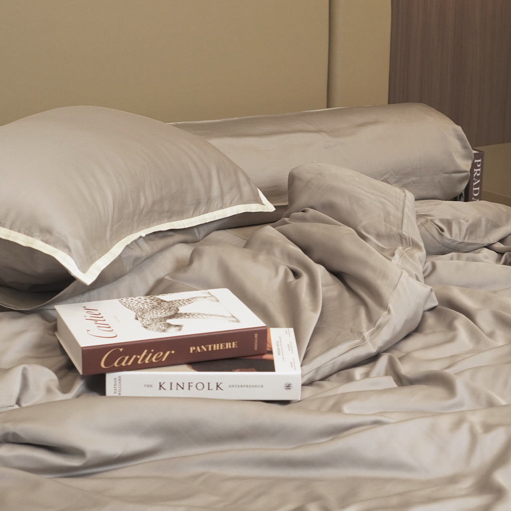 SORA Calla Quilt Cover - Premium Bamboo Lyocell 300TC Penutup Selimut Dalam Inner Duvet Bedcover