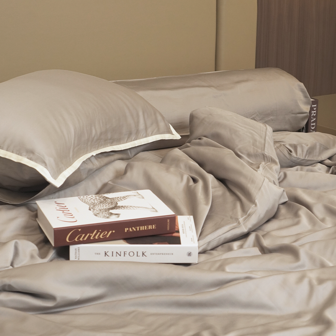 SORA Calla Quilt Cover - Premium Bamboo Lyocell 300TC Penutup Selimut Dalam Inner Duvet Bedcover