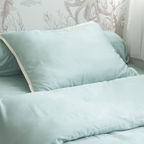 SORA Calla Bedding Set - Premium Bamboo Lyocell 300TC Fitted Bed Sheet Pillow Case Bolster