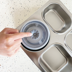 MUJI - Lunch Box Stainless 304 4 Sekat Kotak Bekal Anti Bocor Tumpah dengan Mangkuk