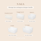 NAGA - Storage Organizer Kotak Penyimpanan Container Multifungsi Keranjang Serbaguna