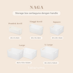 NAGA - Storage Organizer Kotak Penyimpanan Container Multifungsi Keranjang Serbaguna