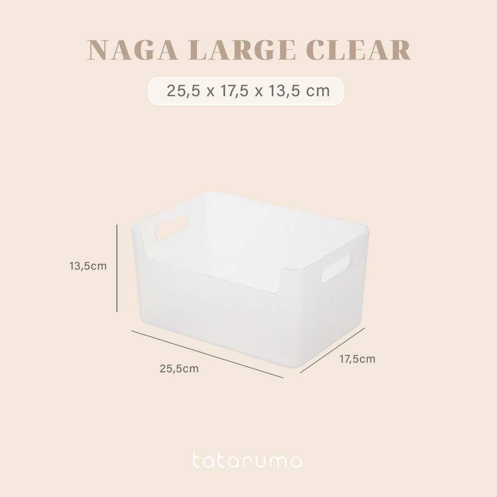 NAGA - Storage Organizer Kotak Penyimpanan Container Multifungsi Keranjang Serbaguna
