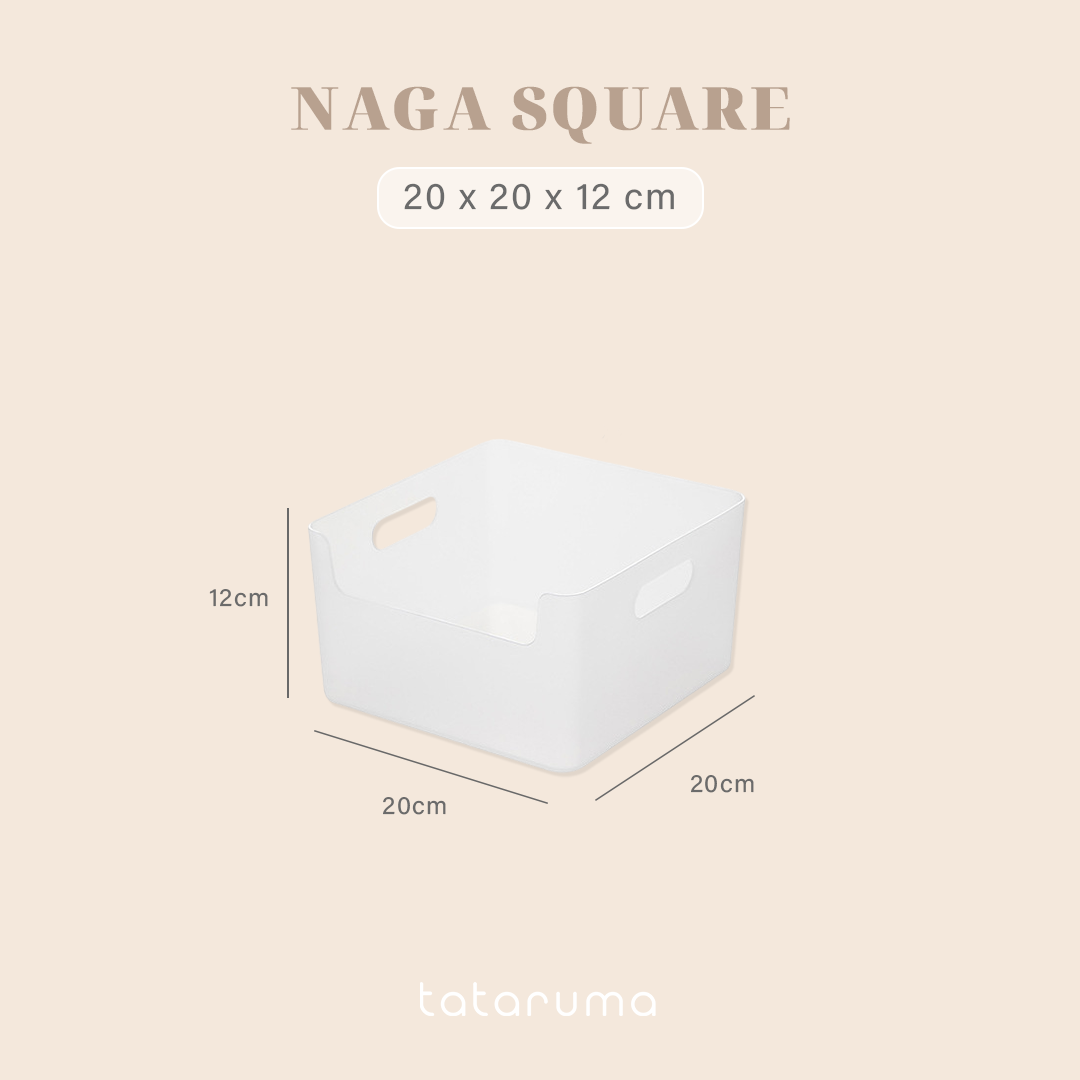 NAGA - Storage Organizer Kotak Penyimpanan Container Multifungsi Keranjang Serbaguna