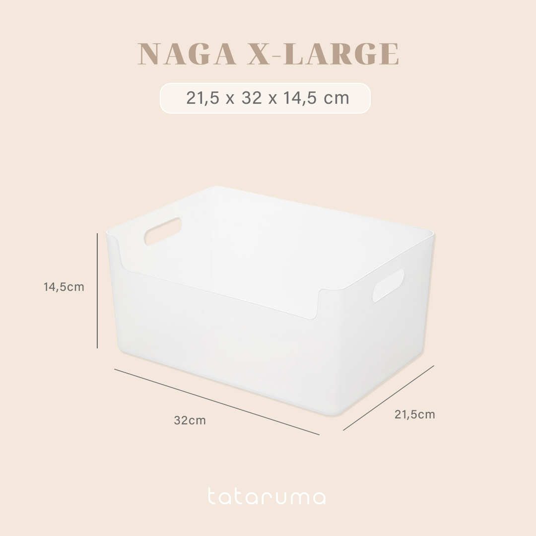 NAGA - Storage Organizer Kotak Penyimpanan Container Multifungsi Keranjang Serbaguna