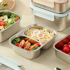 NASHI - Lunch Box Stainless 316 Sekat Kotak Bekal Anti Bocor Tumpah