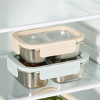 NASHI - Lunch Box Stainless 316 Sekat Kotak Bekal Anti Bocor Tumpah