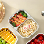 NASHI - Lunch Box Stainless 316 Sekat Kotak Bekal Anti Bocor Tumpah