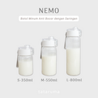 NEMO - Botol Minum Minimalis dengan Silicone Handle 350ml 550ml 1000ml