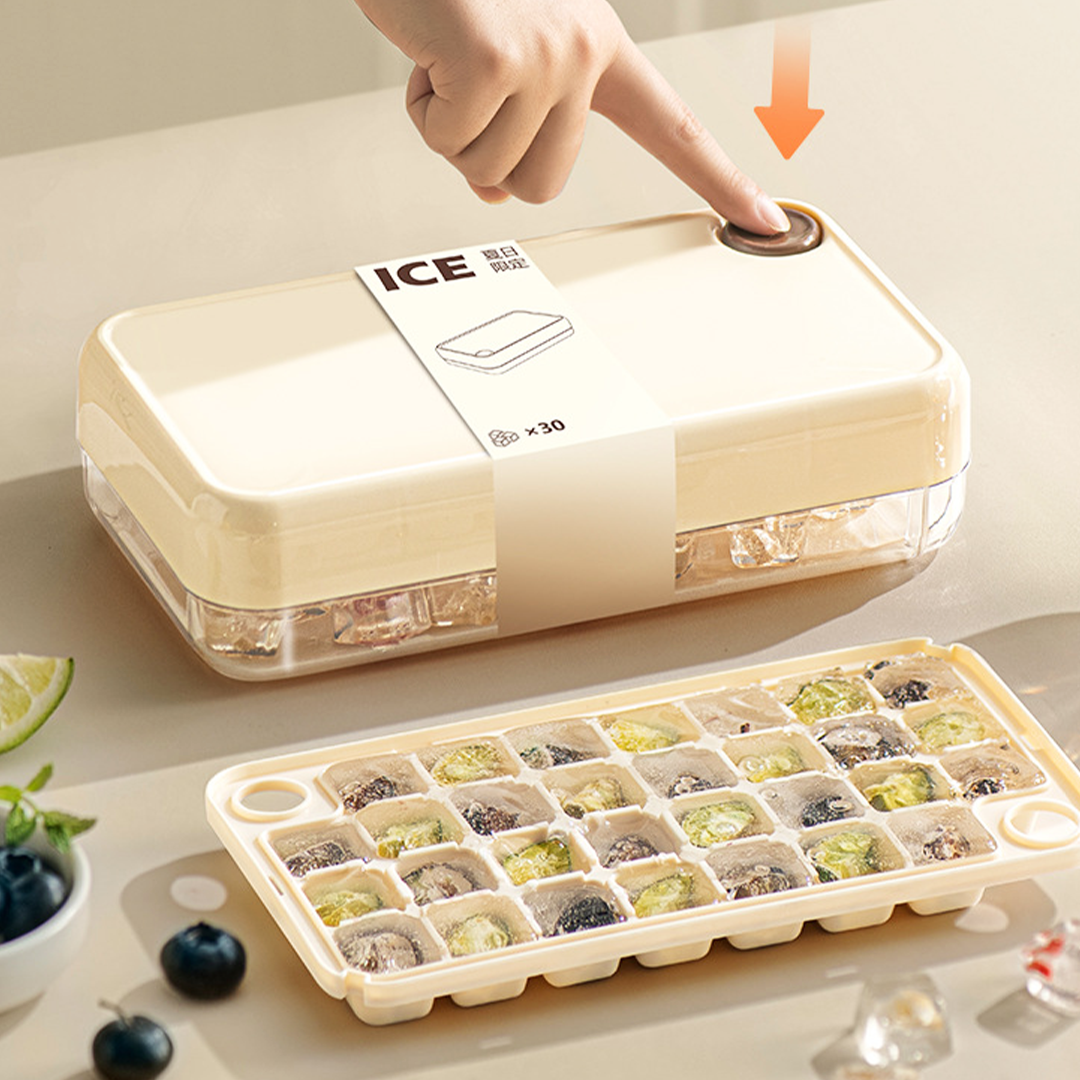 TATARUMA Hokkaido - Ice Cube Maker Press Tekan 2 Tingkat Cetakan Es Batu Food Grade