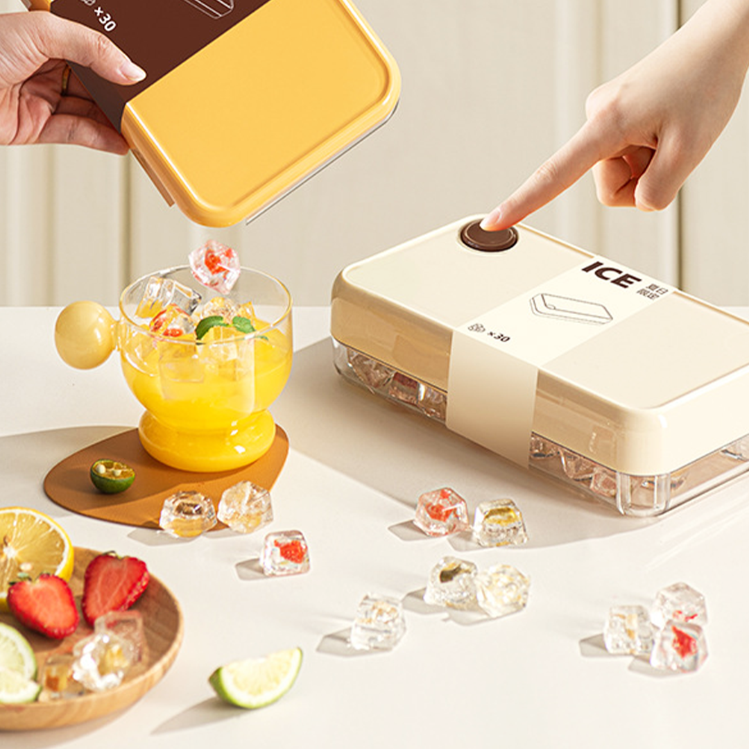 TATARUMA Hokkaido - Ice Cube Maker Press Tekan 2 Tingkat Cetakan Es Batu Food Grade