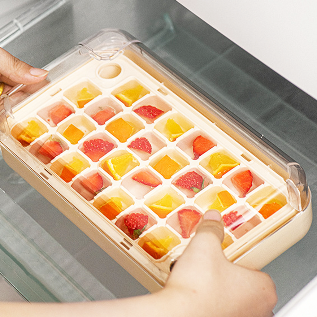 TATARUMA Hokkaido - Ice Cube Maker Press Tekan 2 Tingkat Cetakan Es Batu Food Grade