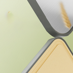 NEW CHOPPU - Talenan Premium 2 Sisi dengan Pengasah Pisau Anti Bakteri Cutting Chopping Board