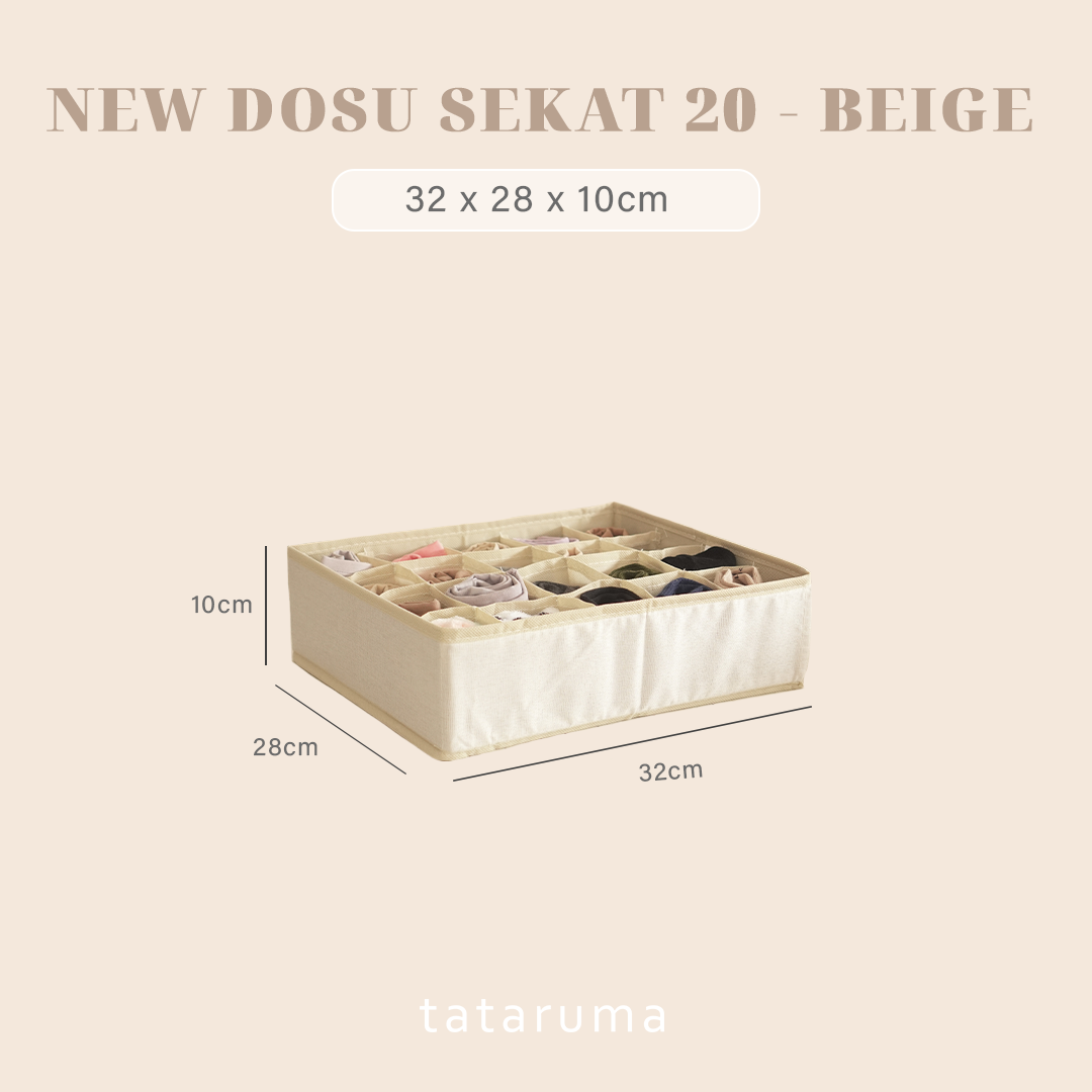 NEW DOSU SEKAT - Storage Organizer Lemari Pakaian dengan Sekat Bisa Ditumpuk