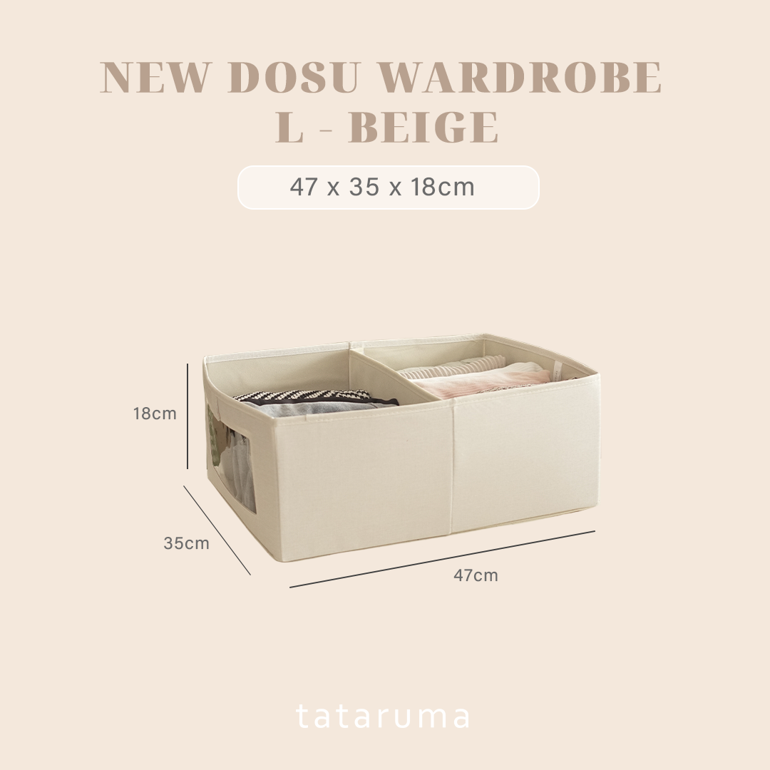 NEW DOSU WARDROBE - Storage Box Organizer Lemari Pakaian dengan Sekat
