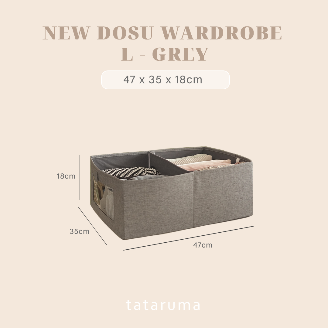 NEW DOSU WARDROBE - Storage Box Organizer Lemari Pakaian dengan Sekat